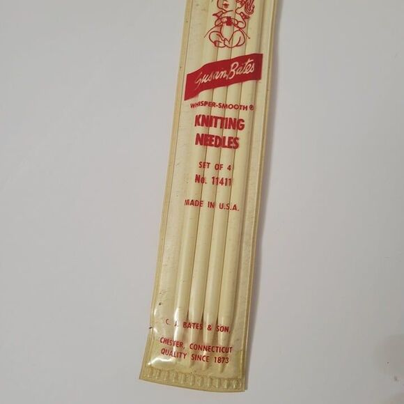 Set of 4 Susan Bates 10" Luxite Double Point Knitting Needles Size 10.5 - Picture 3 of 3